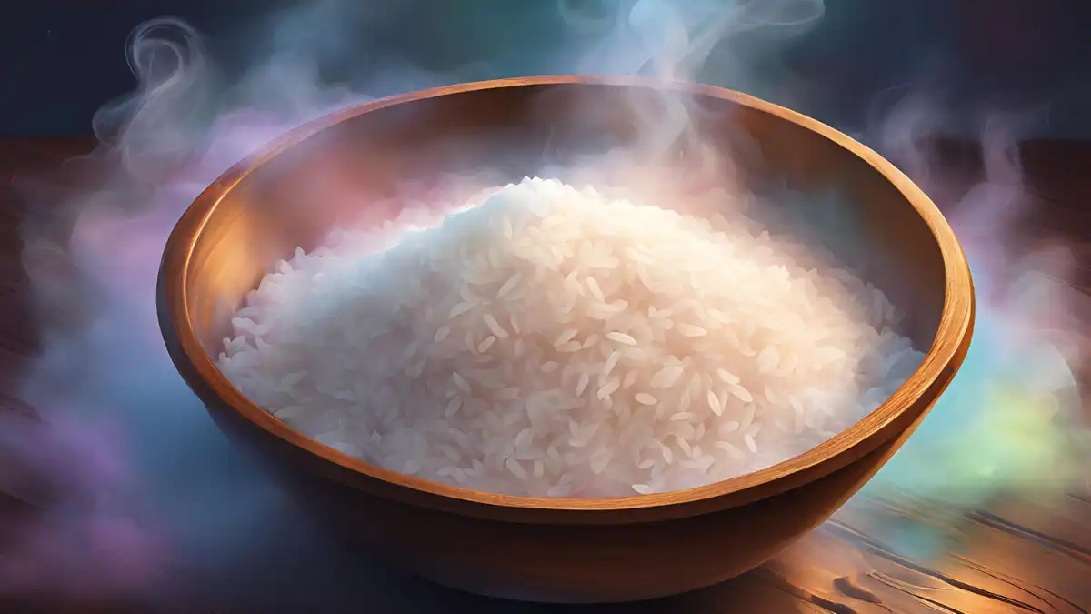 cooked rice in dream