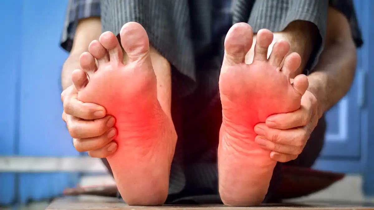 foot pain spiritual meaning